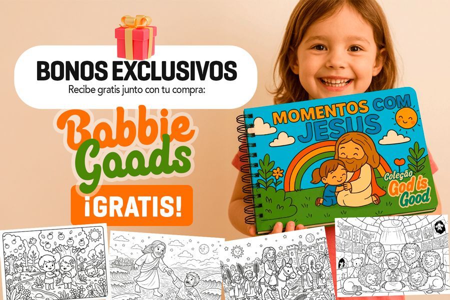 Bono de páginas para colorear Momentos con Jesús